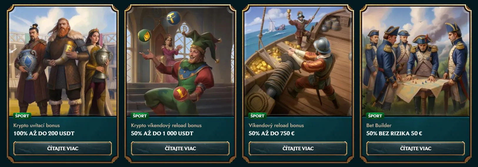 nové online casino Bonusy