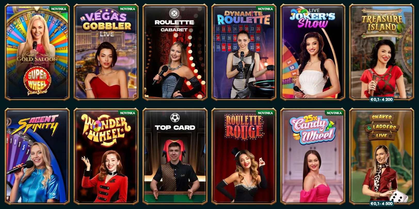 nové online casino Live casino